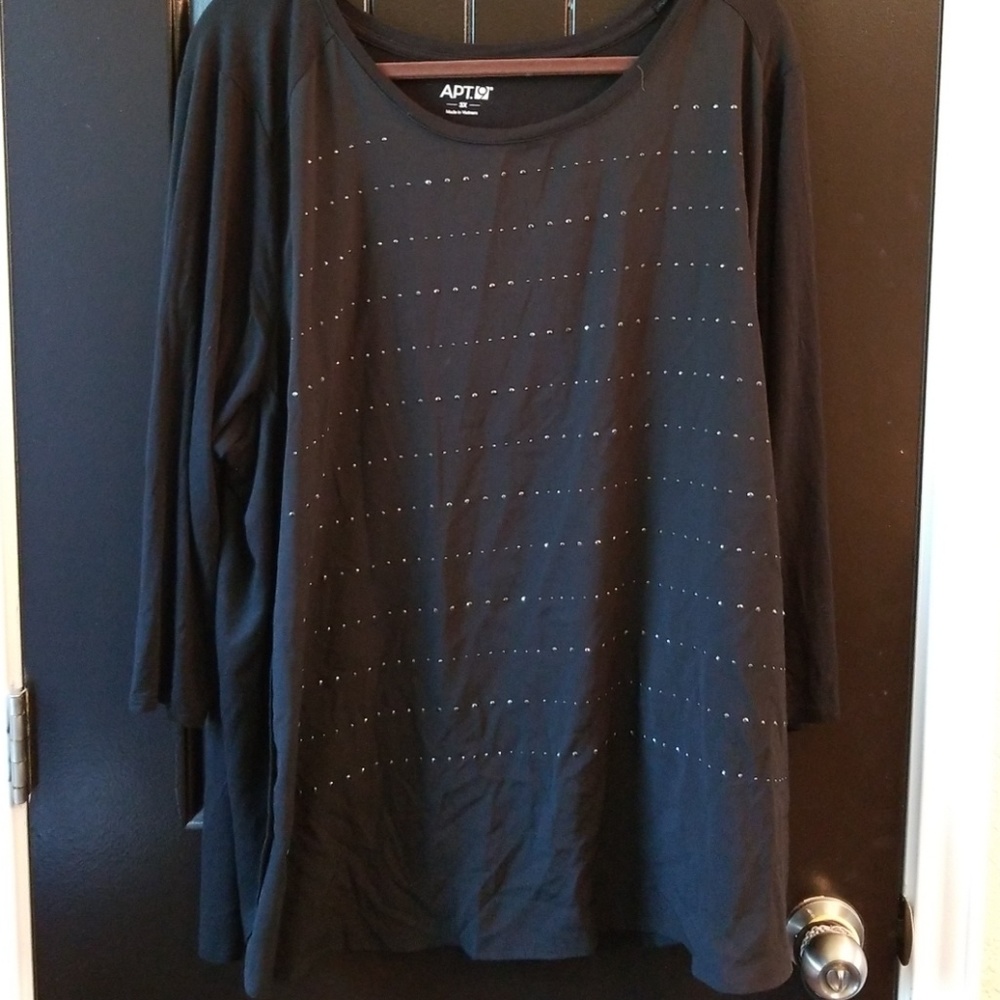 Studded Black Top